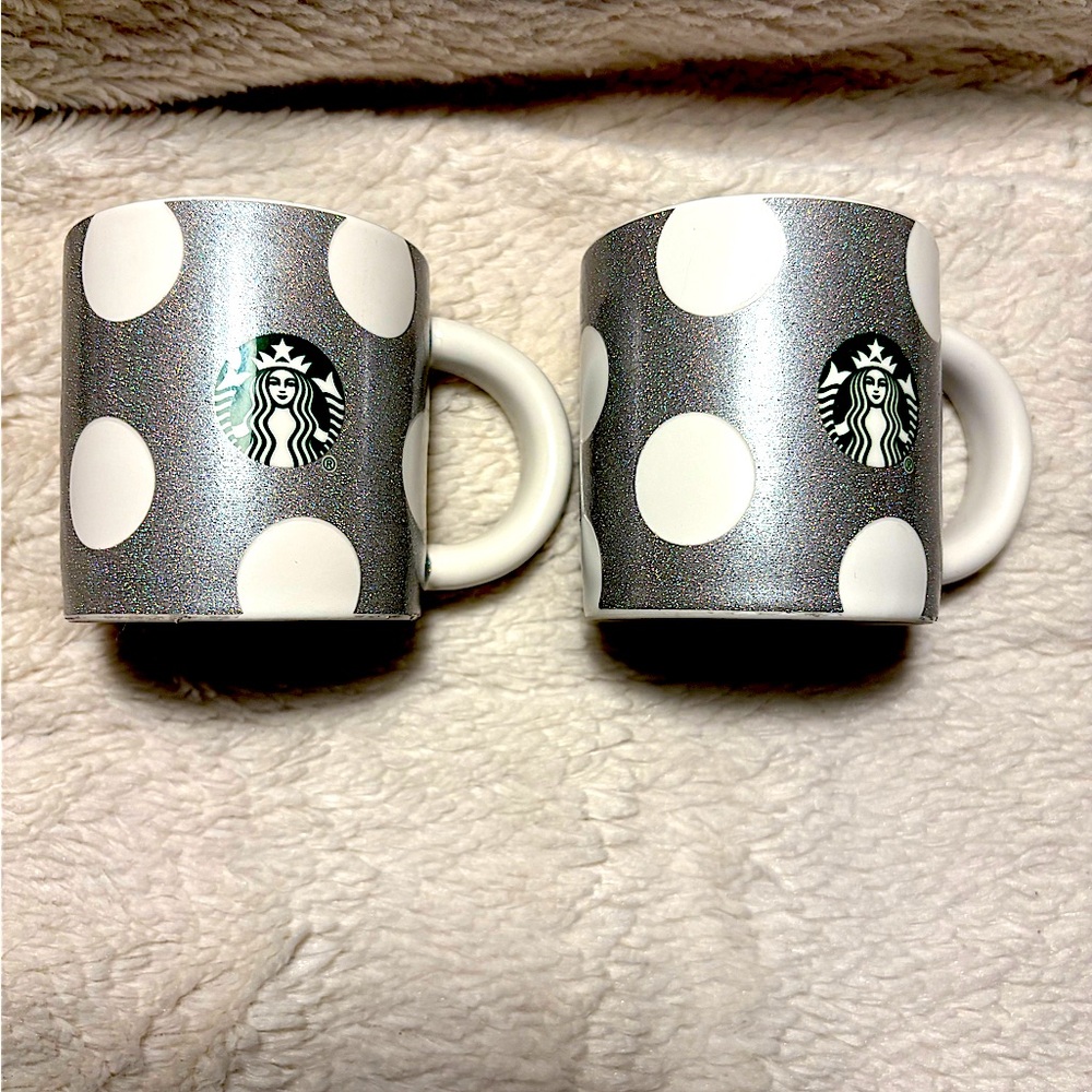 Set of 2 Starbucks 2019 demitasse 3 oz. mugs